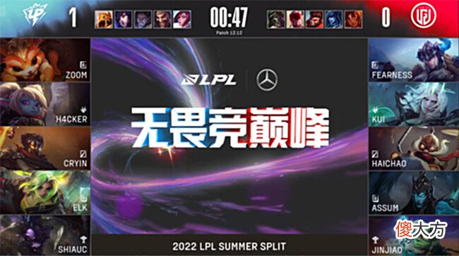 【游戏世界】Zoom格温快刀乱剪三杀定乾坤,UP2-1险胜LGD终止五连败