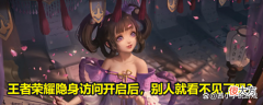 【游戏世界】王者荣耀隐身访问开启后，别人就看不见了吗？