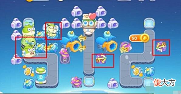 【游戏迷】《保卫萝卜4》太空穿越第12关满星攻略