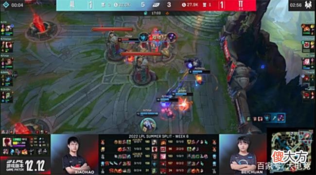 【游戏迷】LOL-LPL：Betty卡莉丝塔16分钟上高地怒砍双杀，AL2-1击败TT