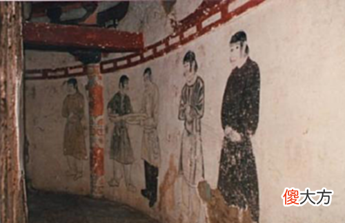 【爱历史】内蒙古发现辽代古墓,墓中壁画重现杨玉环真容,美得让人移不开眼