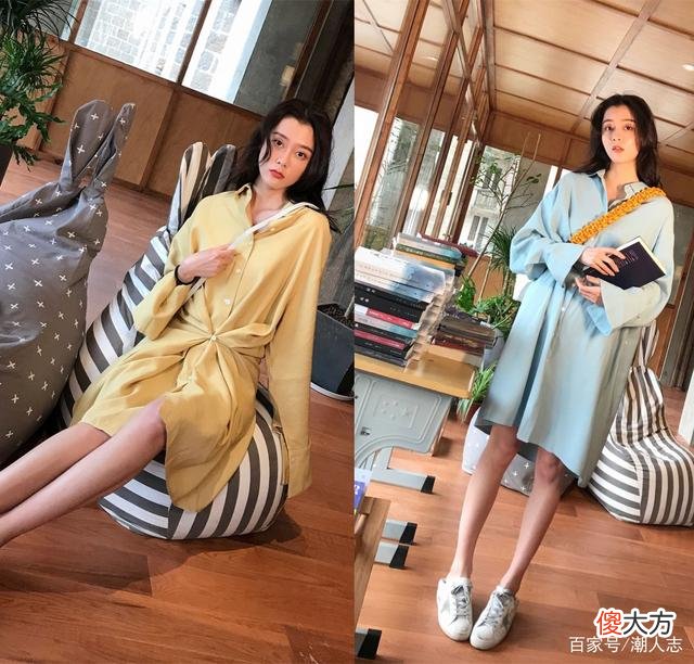 【就爱时尚】气质女人都爱“衬衣裙”，比碎花裙简约，三种款式搭配高级又优雅