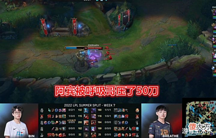 【游戏迷】RNG零封BLG虐泉刷数据!阿宾被呼吸哥诛心,Uzi吐槽船长全程单带