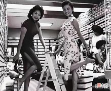【爱历史】老照片:上世纪60年代日本一女高中生,90年代机车美女宣传广告