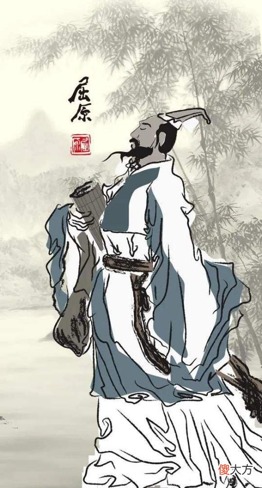 【爱历史】伟大的诗人屈原，因为国家的衰败和法律的昏庸，最终选择跳江殉国