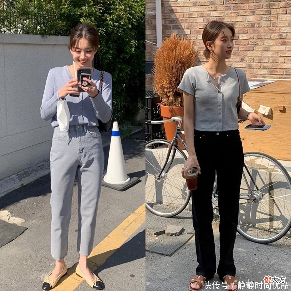 【就爱时尚】“上短下长”搭配法则：上衣要短，下装高腰，小个子可以安排