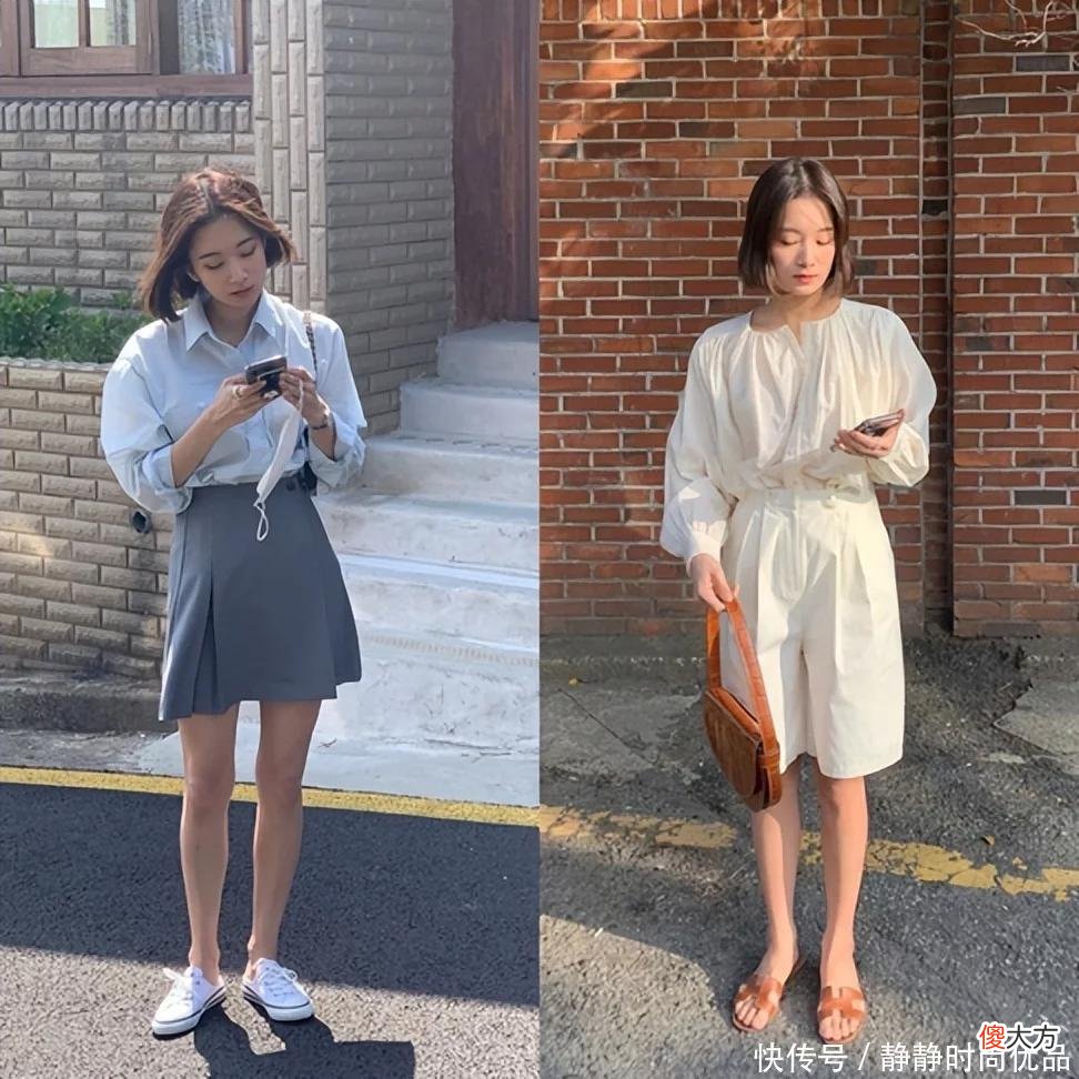 【就爱时尚】“上短下长”搭配法则：上衣要短，下装高腰，小个子可以安排