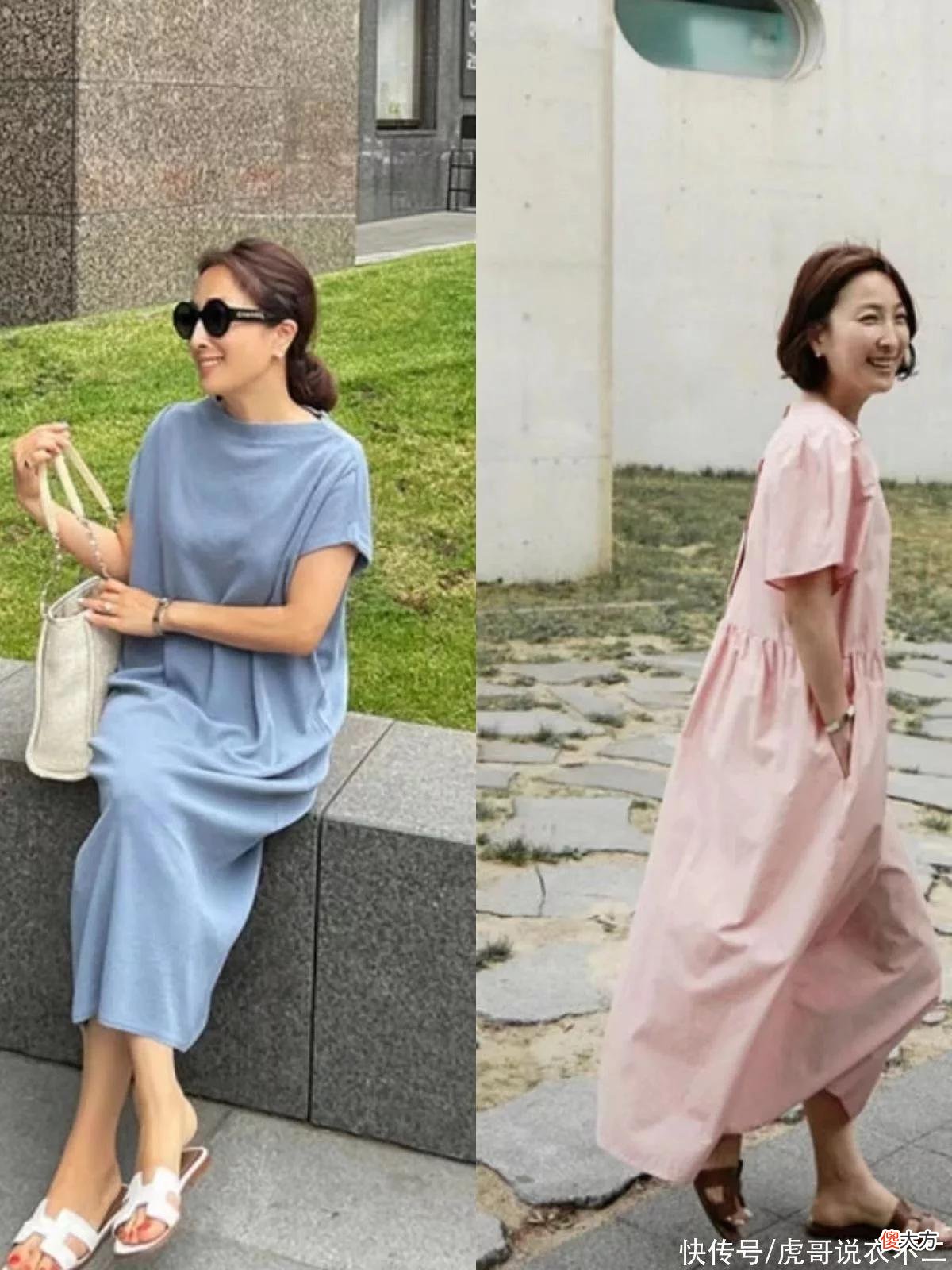 【时尚一点】这位韩国中年大姐真会穿：衣不紧身，打扮简约，一看就是时髦人