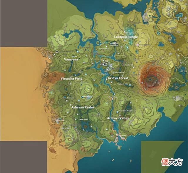 【游戏迷】原神官宣须弥沙漠地图,实机画面很宏伟,玩家已等不及探索了