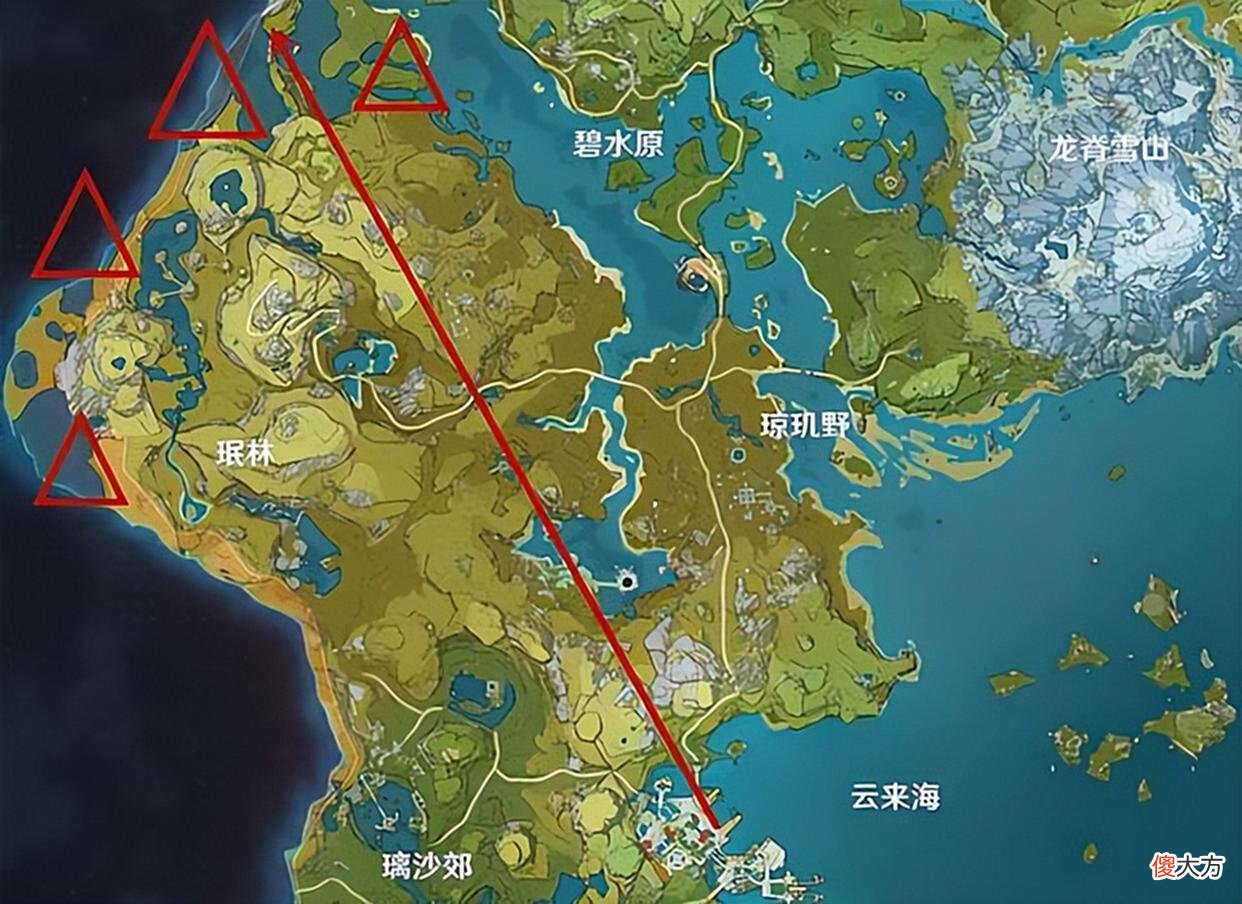 【游戏世界】原神：须弥地图曝光，还有人说璃月比须弥大，钟离国度也就那样？