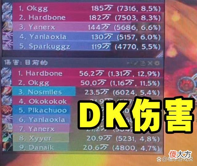 【游戏世界】魔兽世界：wlk测试dk伤害有水分，魔印bug攻速翻倍