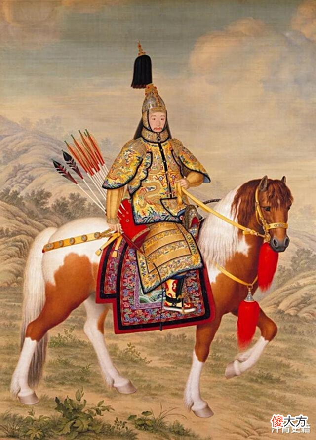 【历史故事】乾隆的“真容”,被意大利画家偷偷画下,到底长得有多帅?汗青史籍原创