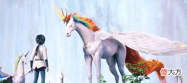 【游戏世界】光明之子龙皓晨进入骑士圣山后，主角伙伴竟然不是星耀独角兽