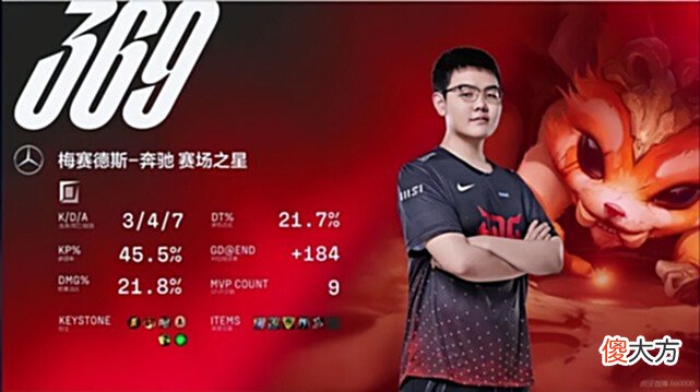 【游戏世界】JDG干脆利落击溃V5，369成最大功臣！369：咖哥，我的纳尔猛吗