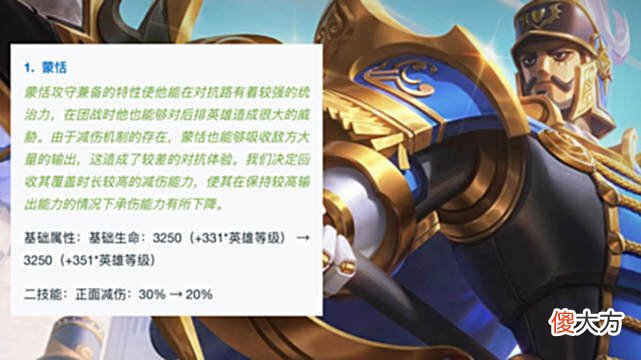 【游戏迷】4位英雄调整，蒙恬大削弱，嫦娥桃花头超美，410点券留给孙尚香