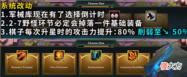 【游戏世界】云顶12.14大调整,大量英雄攻击力增加,升级属性迎来巨大削弱