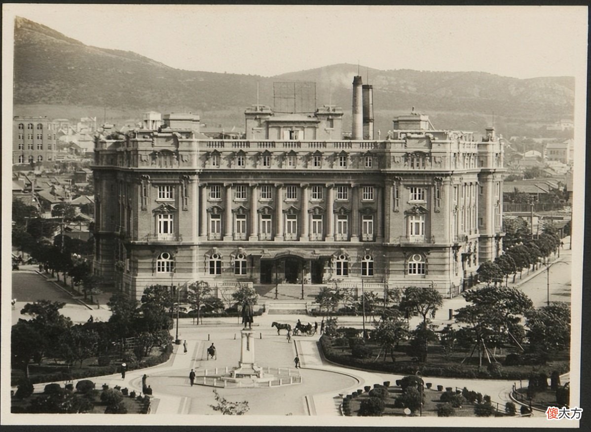 【历史故事】老照片：1925年的大连城，城里重要建筑都是外国风格