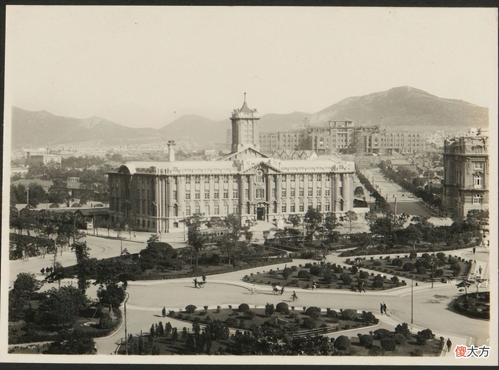 【历史故事】老照片：1925年的大连城，城里重要建筑都是外国风格