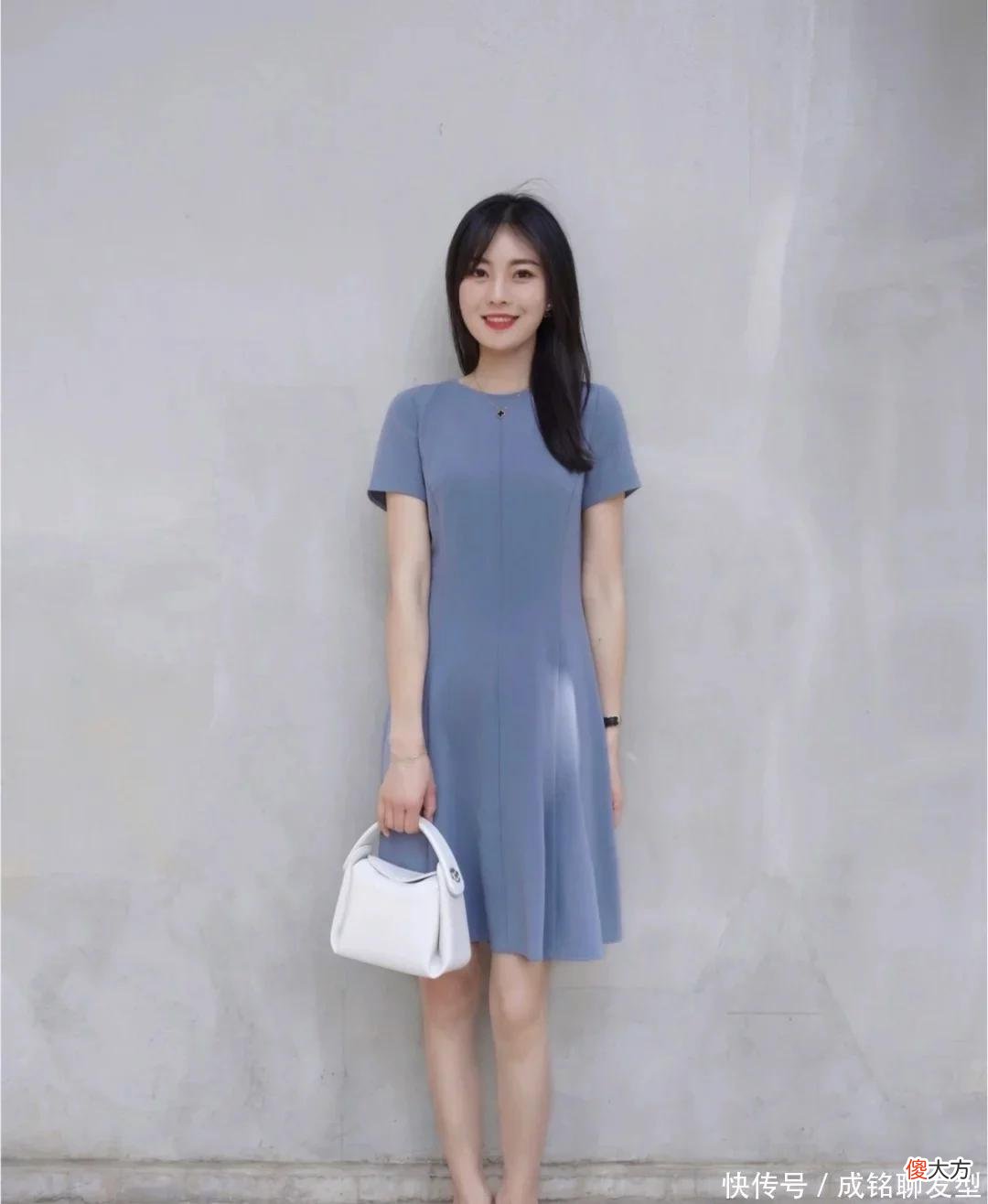 【时尚一点】爱穿长裙的女人更优雅！过膝裙时尚百搭显身材，有女人味更有气质