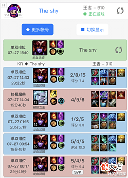 【游戏迷】山鸡引领LOL韩服潮流,龙女热度暴涨!经推荐Zeus考虑宝石上单