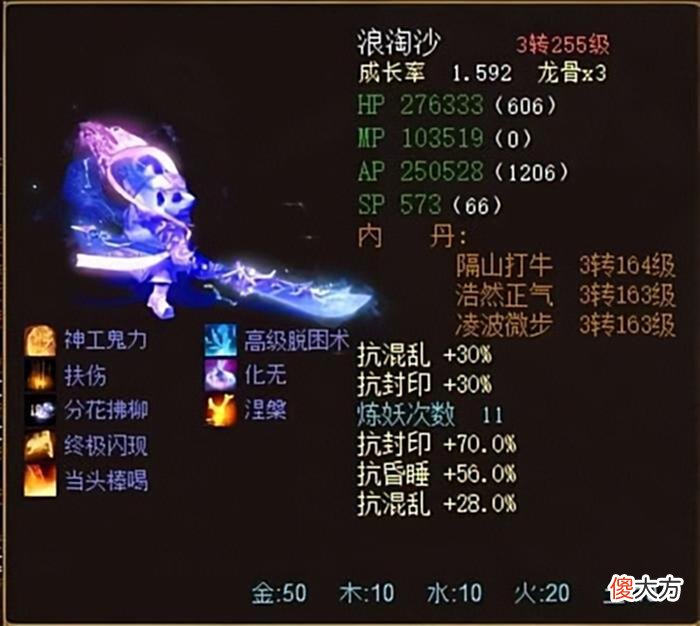 【游戏迷】大话西游2：五常神兽大比拼，看看大家都是怎么打造的