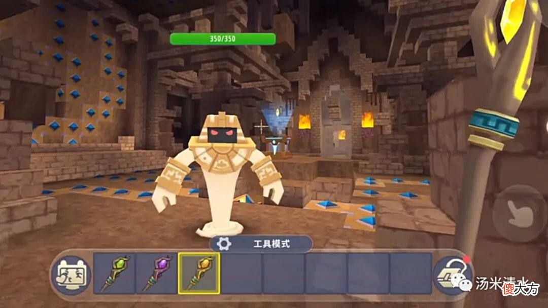 【游戏迷】迷你世界沙漠2.0版本热浪来袭召唤沙人打boss