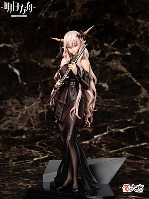 【游戏迷】明日方舟:六星医疗闪灵前航远歌礼服手办连脚趾的细节都没放过