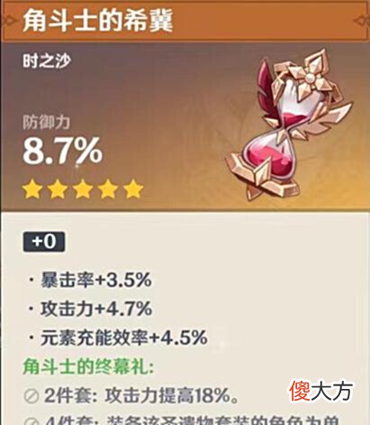 【游戏世界】原神:诺艾尔圣遗物和武器该如何搭配?