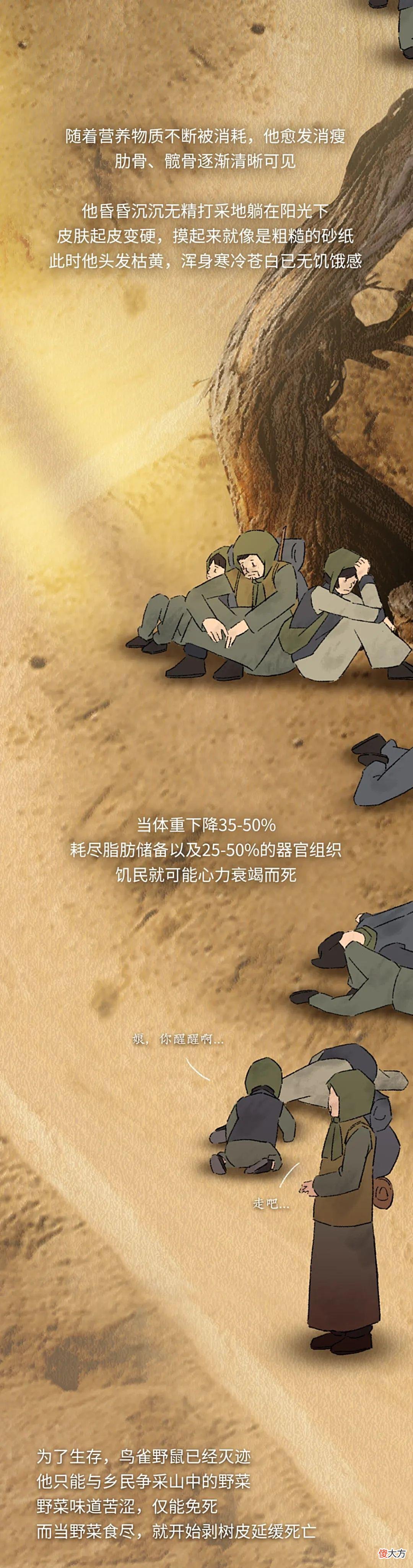 【爱历史】现代人不曾经历的大饥荒，到底有多可怕？（漫画）