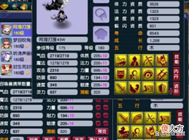 【游戏世界】梦幻西游：第一14技能净台虬龙被打废，涛哥15JN高连林中鸟拍神马
