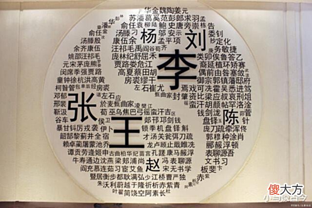 【历史故事】我国人口最多的十大姓氏,排在前100名的分别是什么姓?