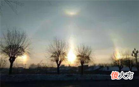 吉林天空现三个太阳,难得“幻日”奇景,专家解释成因