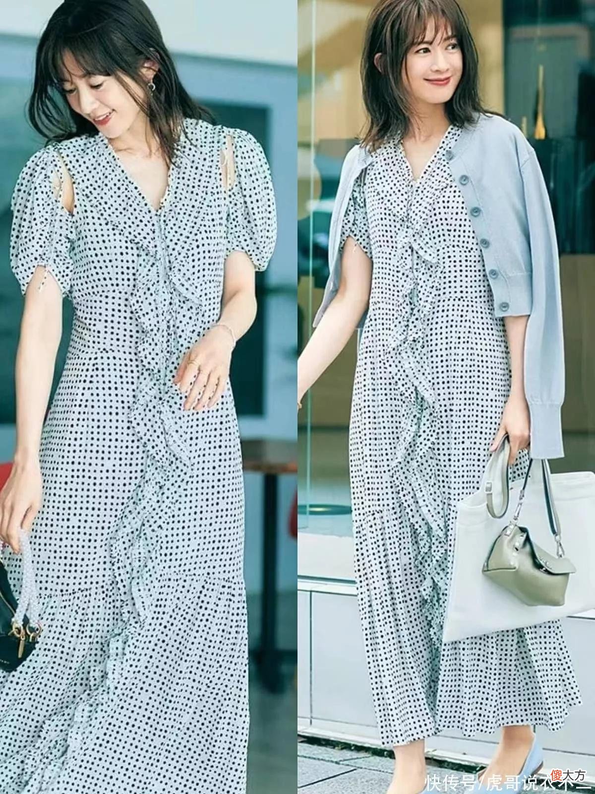 【时尚一点】女人出门再赶也别穿小脚裤，学学日本女人这样穿，优雅时尚又体面