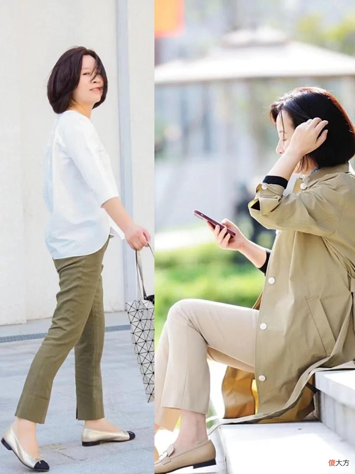 【时尚一点】退休妈妈们放弃“大妈装”吧！学学这位短发大姐，靠穿美得很优雅