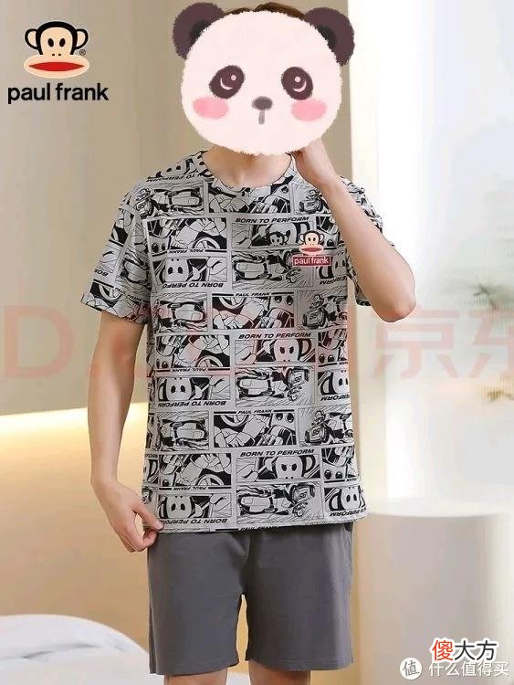 【就爱时尚】日常用品 篇一百二十八:夏季短袖的买家秀与卖家秀!大嘴猴男式短袖套装开箱。