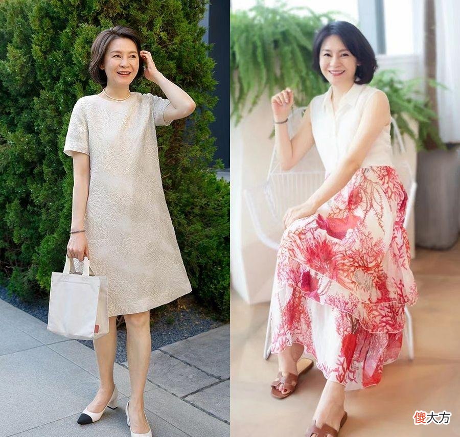 【就爱时尚】三伏天流行一种“桑蚕丝裙”！知性又高贵，50岁女人穿气质满满