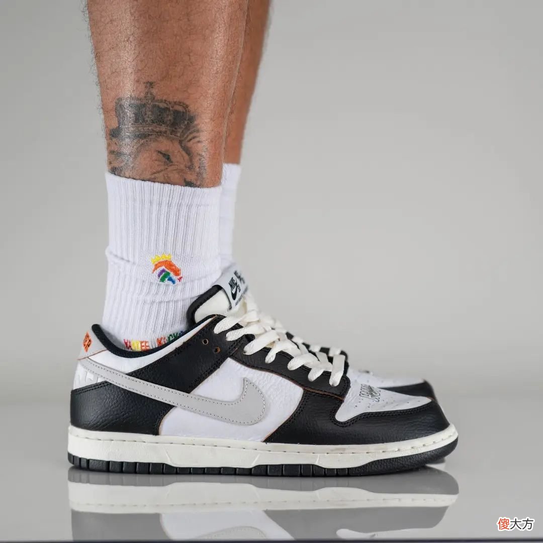 【时尚一点】熊猫 HUF x Dunk SB 上脚曝光！还有隐藏双层鞋面！
