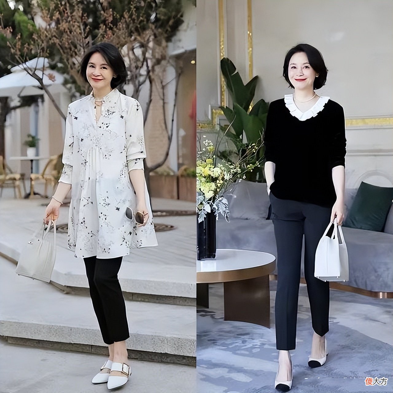 【时尚一点】50＋女人的穿搭攻略，不装嫩也不显老，照着这位阿姨穿就对了