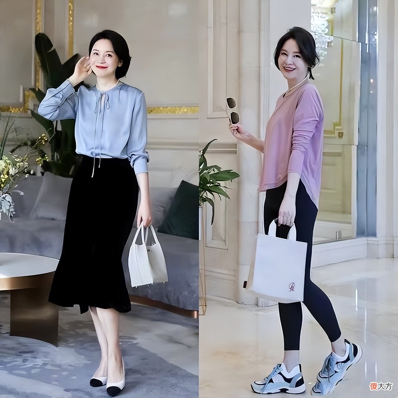 【时尚一点】50＋女人的穿搭攻略，不装嫩也不显老，照着这位阿姨穿就对了