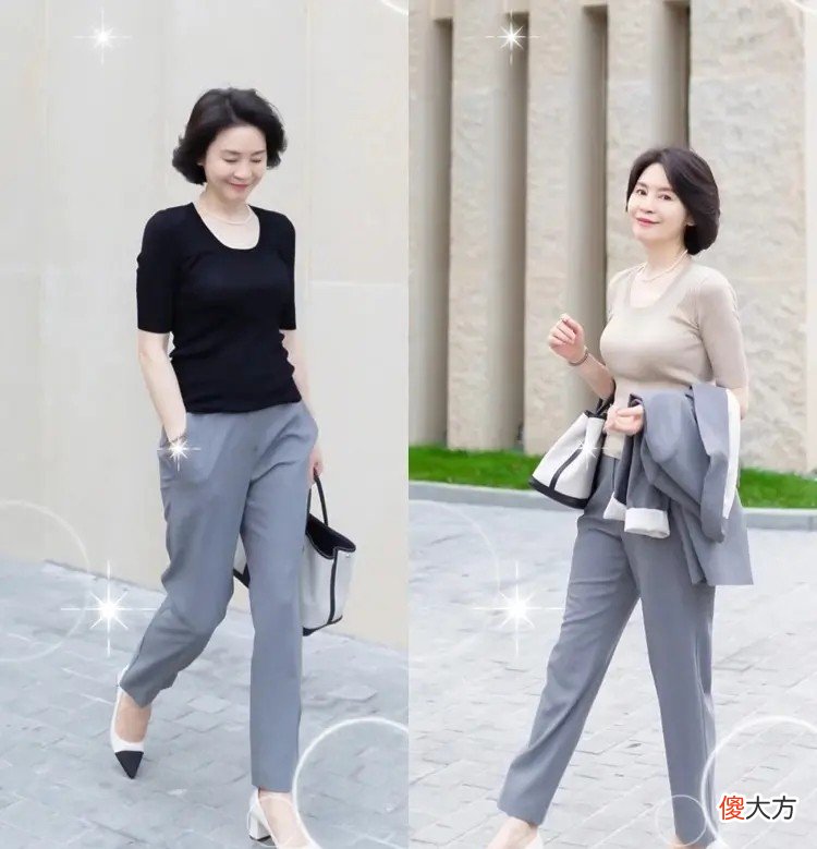 【时尚一点】50＋女人的穿搭攻略，不装嫩也不显老，照着这位阿姨穿就对了