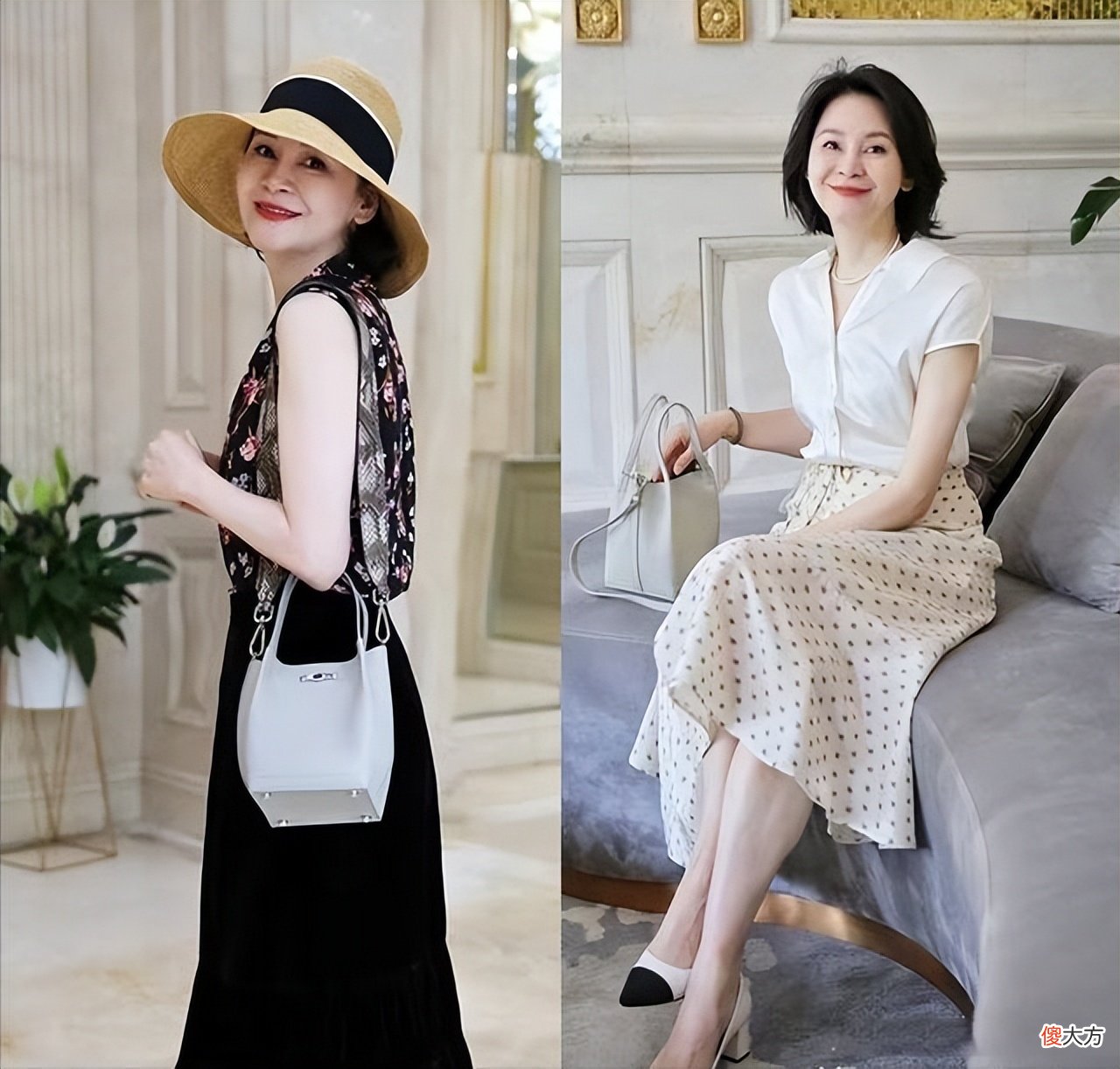 【时尚一点】50＋女人的穿搭攻略，不装嫩也不显老，照着这位阿姨穿就对了
