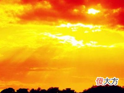 梦见晚霞