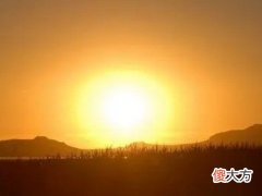 梦见太阳好大
