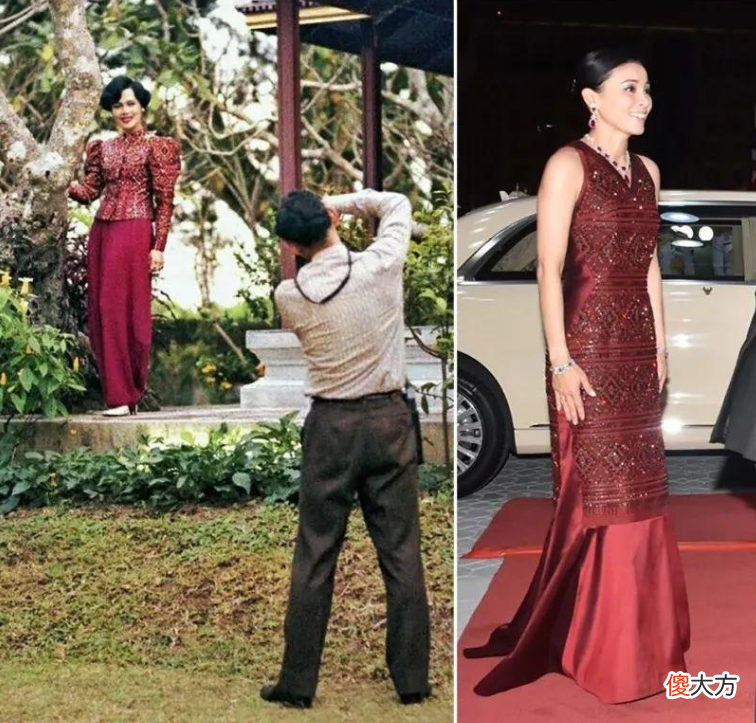 【就爱时尚】苏提达致敬婆婆诗丽吉！佩戴同款披肩飘带亮相庆典，美得难分上下