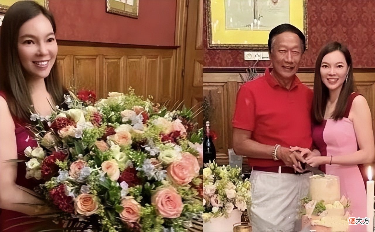 【就爱时尚】富士康老板娘晒结婚周年宴,47岁穿拼色裙优雅大气,看着就像阔太