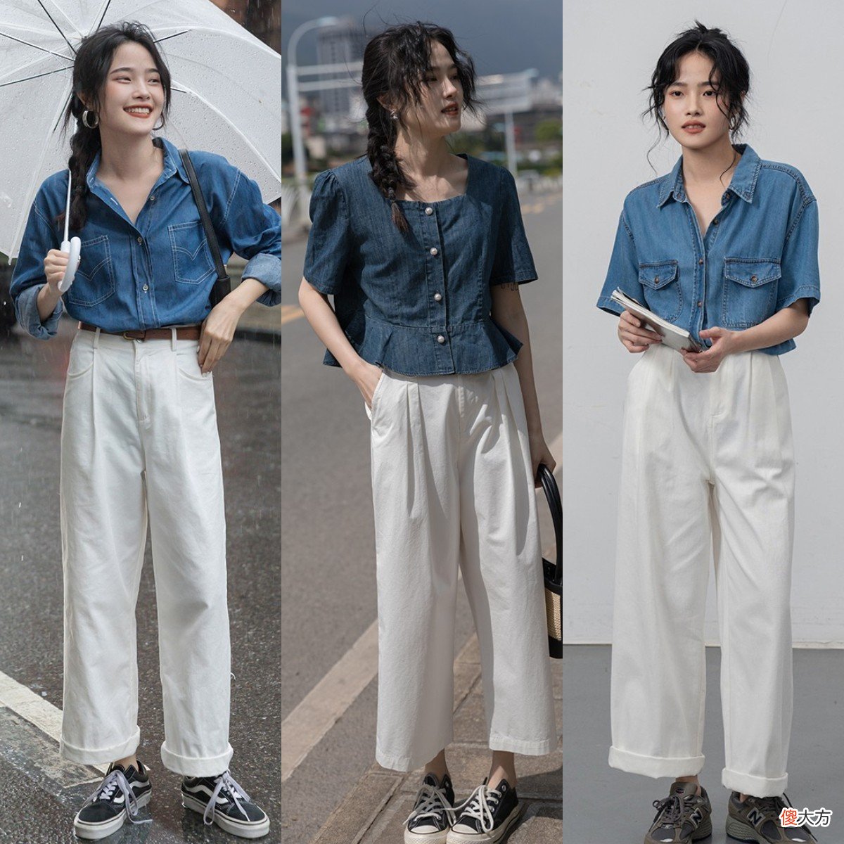 【时尚一点】夏天正流行“小白裤”，这样穿知性减龄，回头率很高