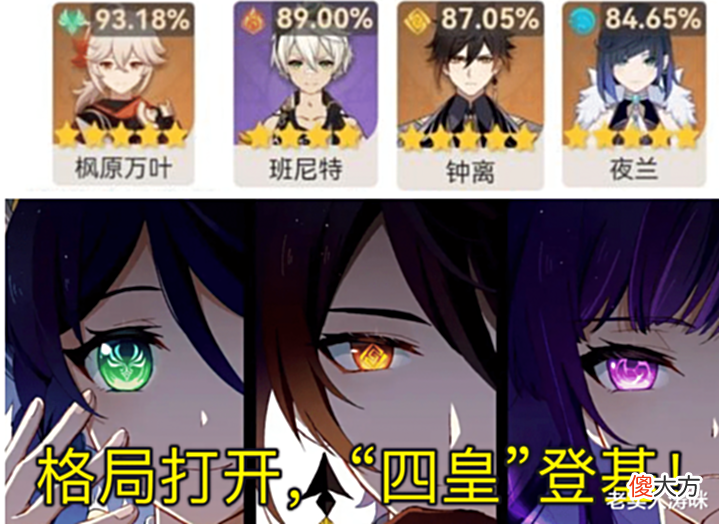 【游戏迷】原神:“提瓦特4皇”诞生!2.8节奏图出炉,玩家:最平衡的版本