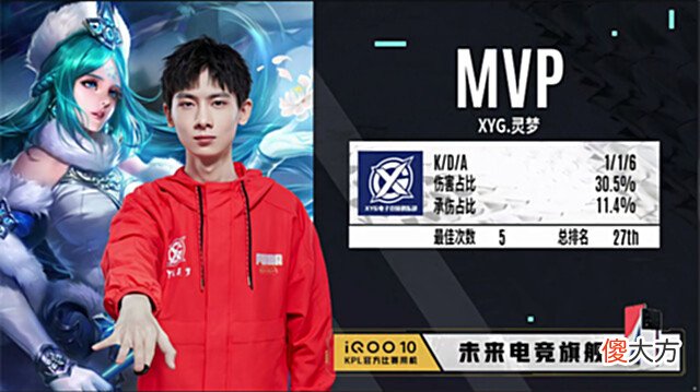【游戏迷】夏季赛快讯：XYG零封成都AG，灵梦稳定发挥斩获双MVP