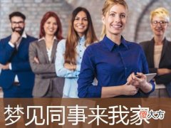 梦见同事来我家