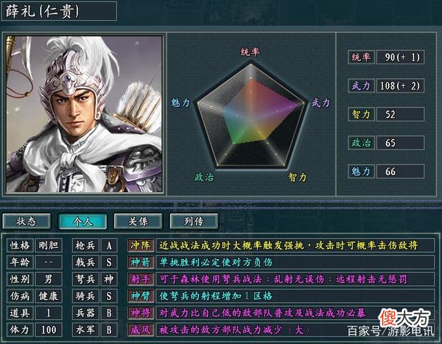【游戏迷】《真英雄》枪戟部队高级将领排名，弩兵部队高级将领